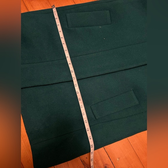 J. Crew City coat emerald green wool blend 6 - Picture 9 of 10
